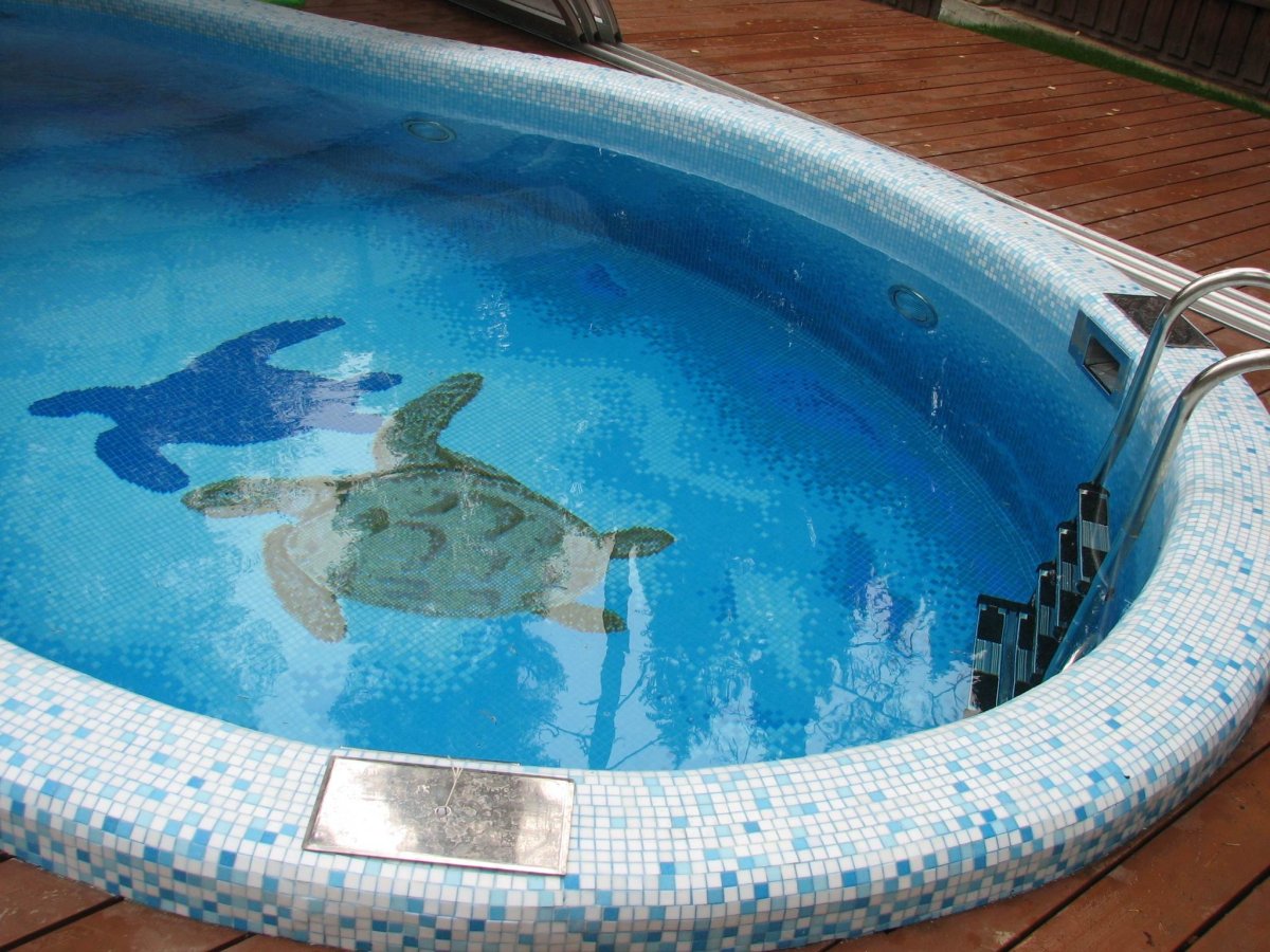 Отделка бассейна