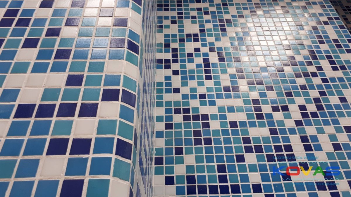 Мозаика для бассейна технология укладки