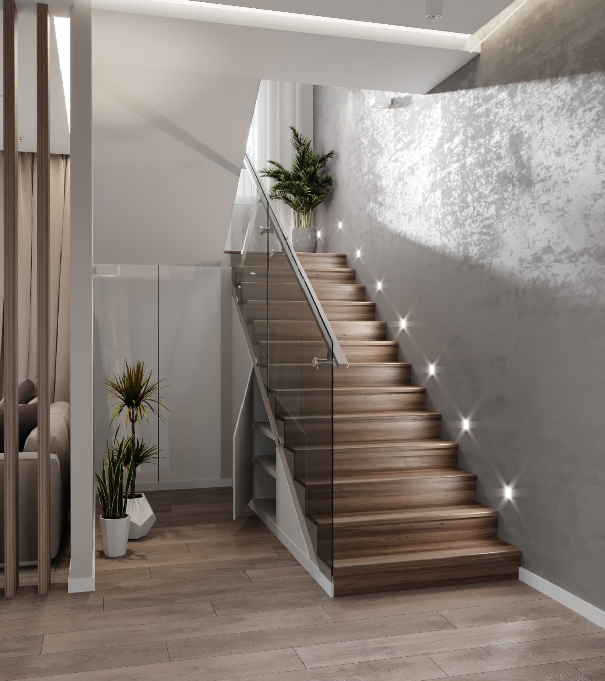 Лестница в средиземноморском стиле