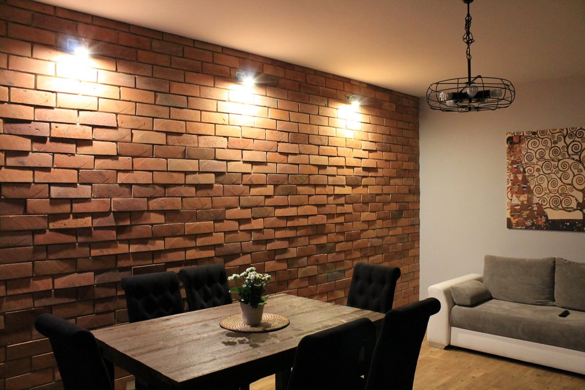 Прихожая кирпичиками белыми фото