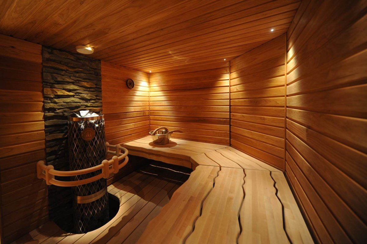 Облицовка сауны деревом хвойных пород