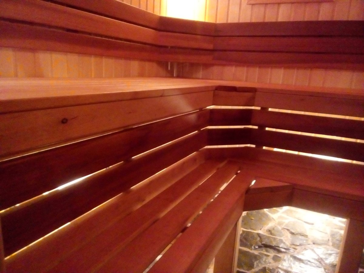 Баня 3х4 из профилированного бруса внутри