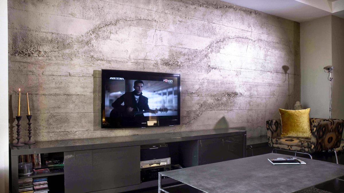 Акцентная стена в стиле лофт