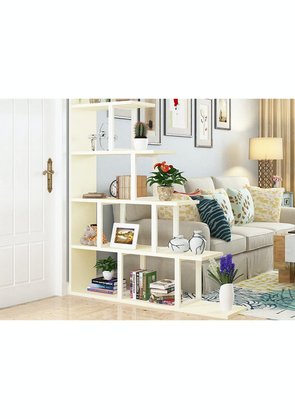 Стеллажи Ивар икеа с рабочим местом