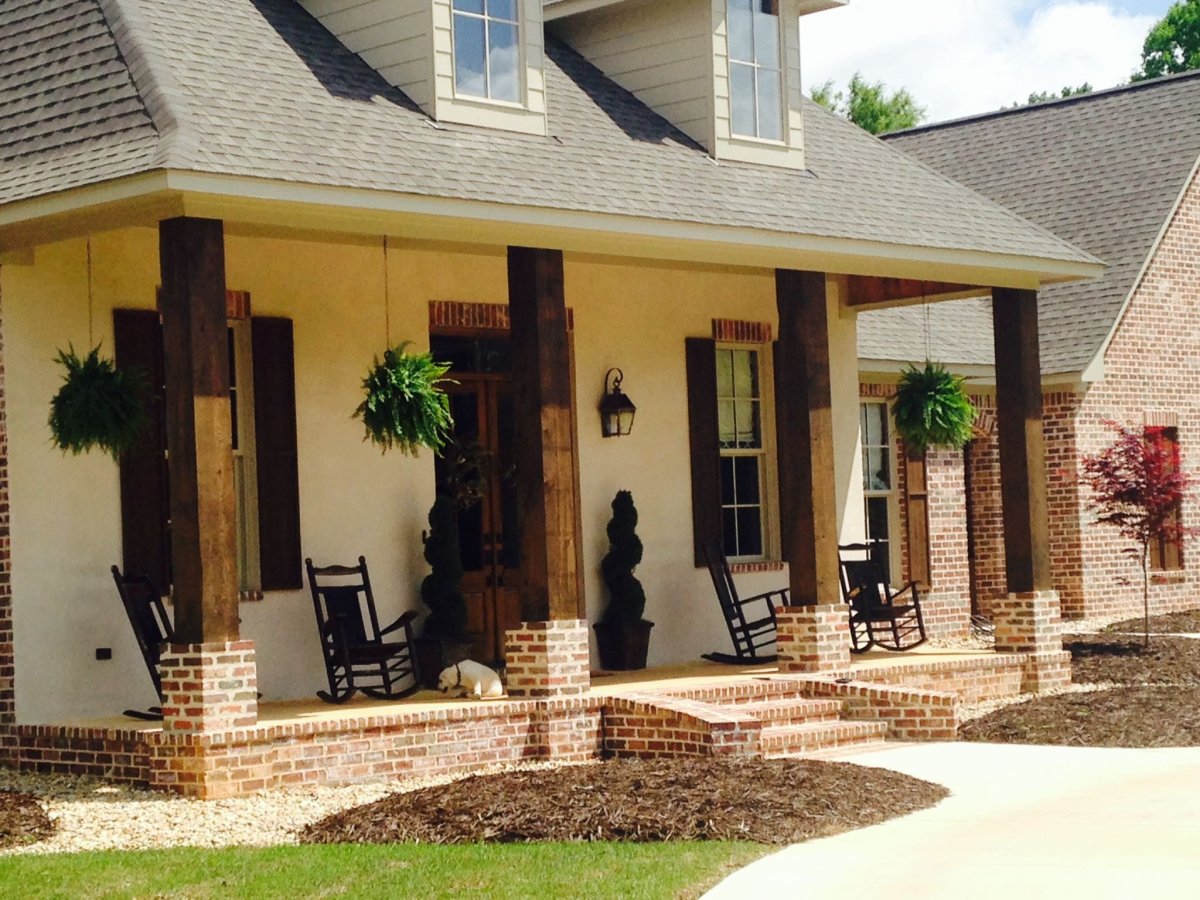 Веранда из кирпича