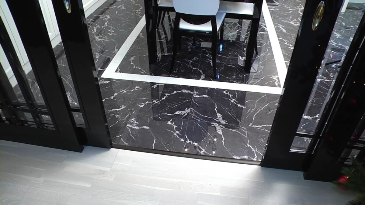 Ламинат «гранит чёрный» 32