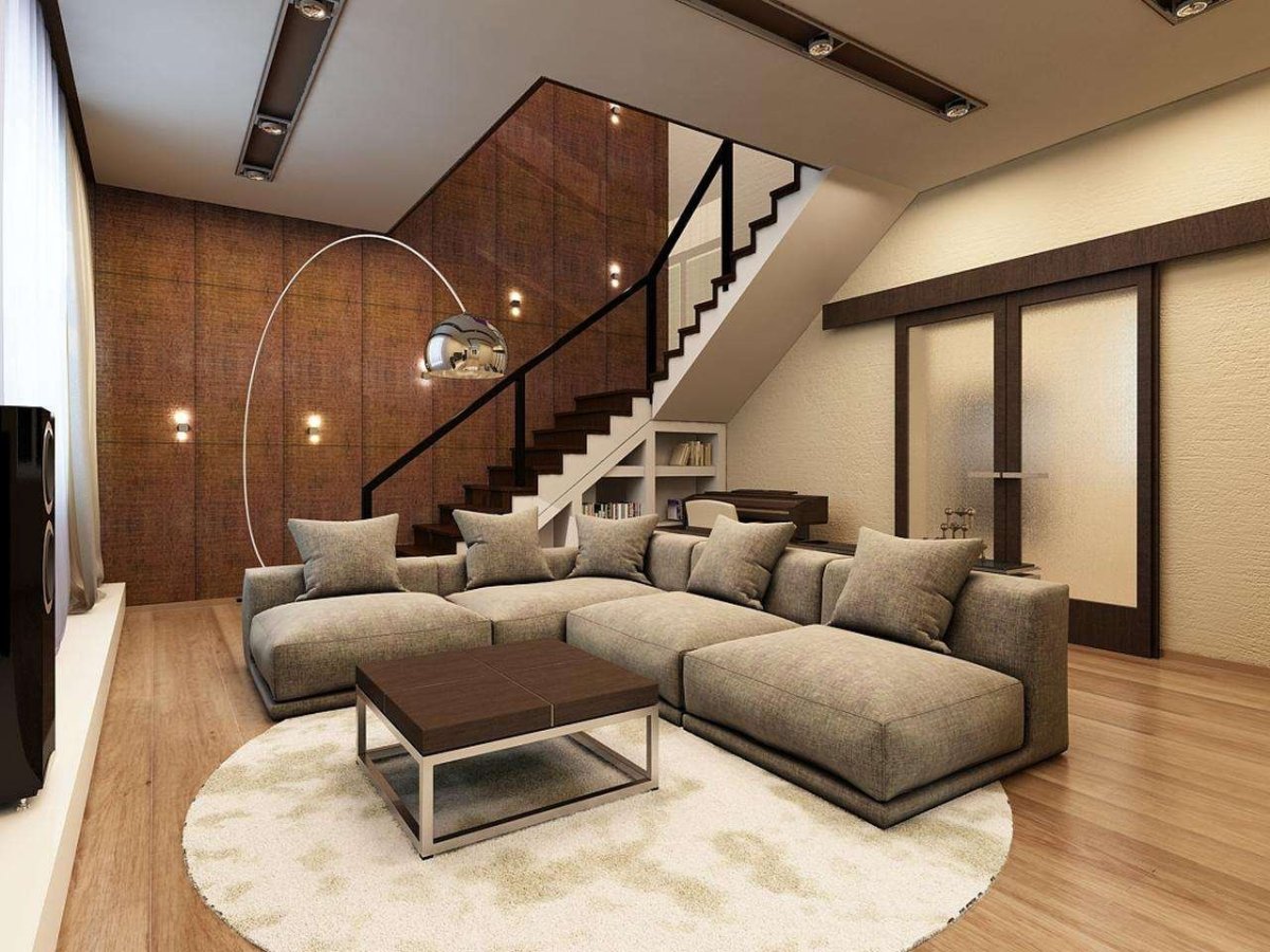 Красивая квартира с камином