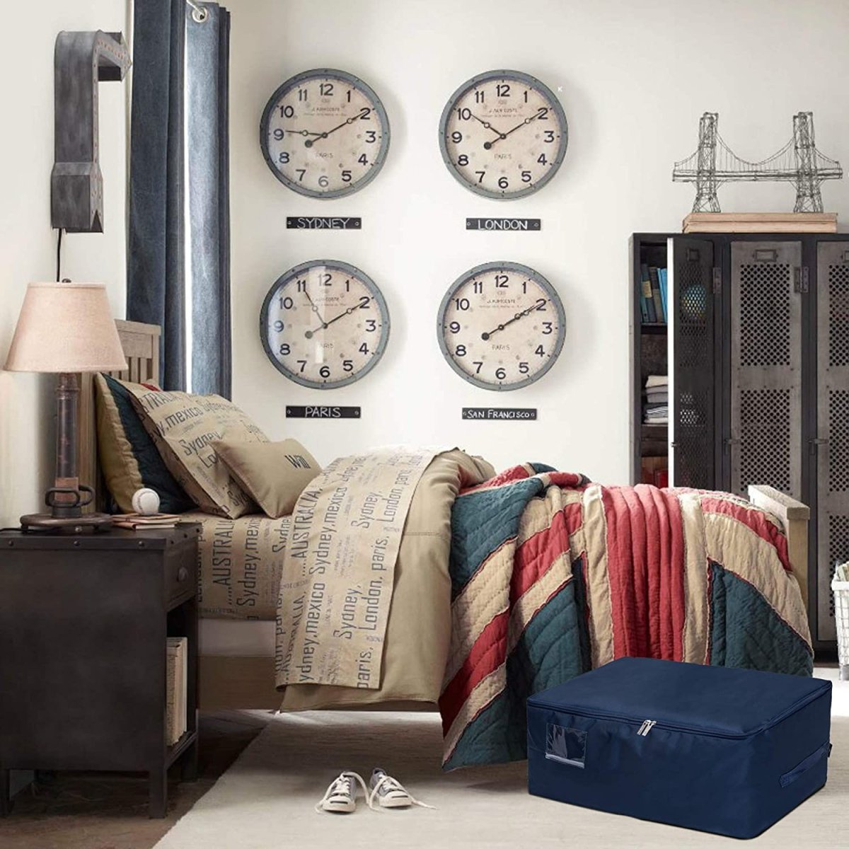 Британский стиль в интерьере комнаты