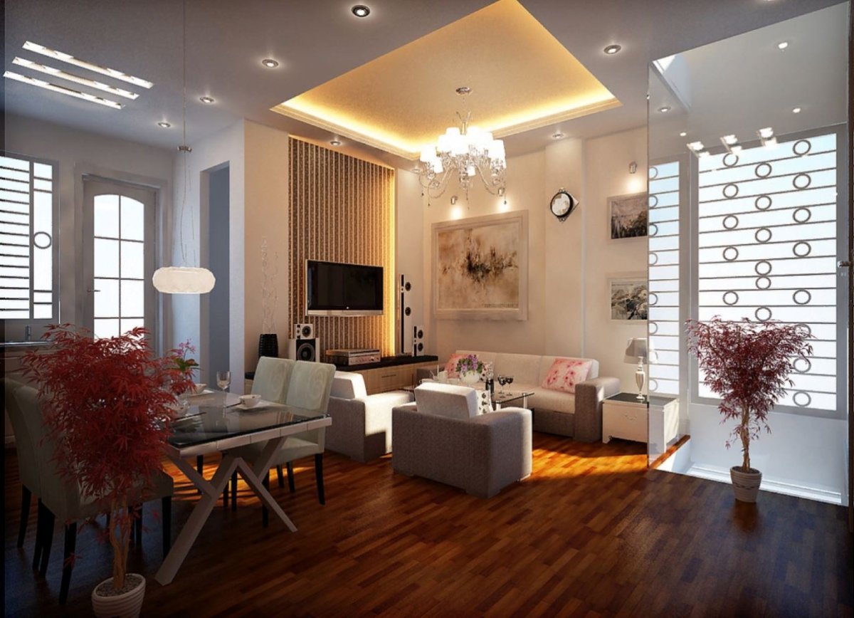 Освещение в гостиной