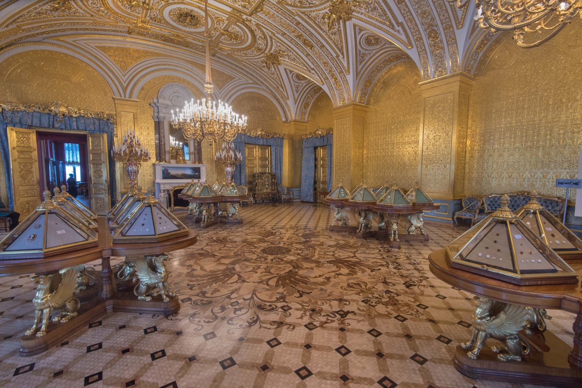 Зимний дворец Санкт-Петербург Золотая гостиная