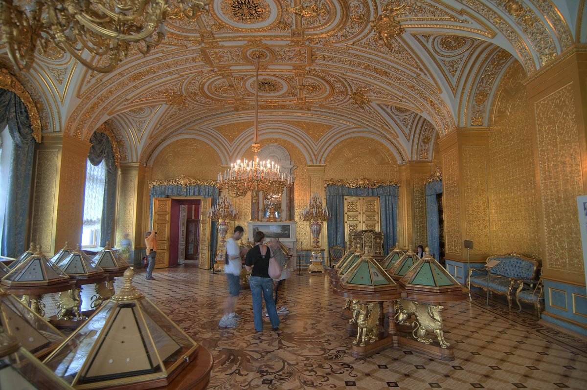 Э.П. ГАУ Малахитовая гостиная зимний дворец