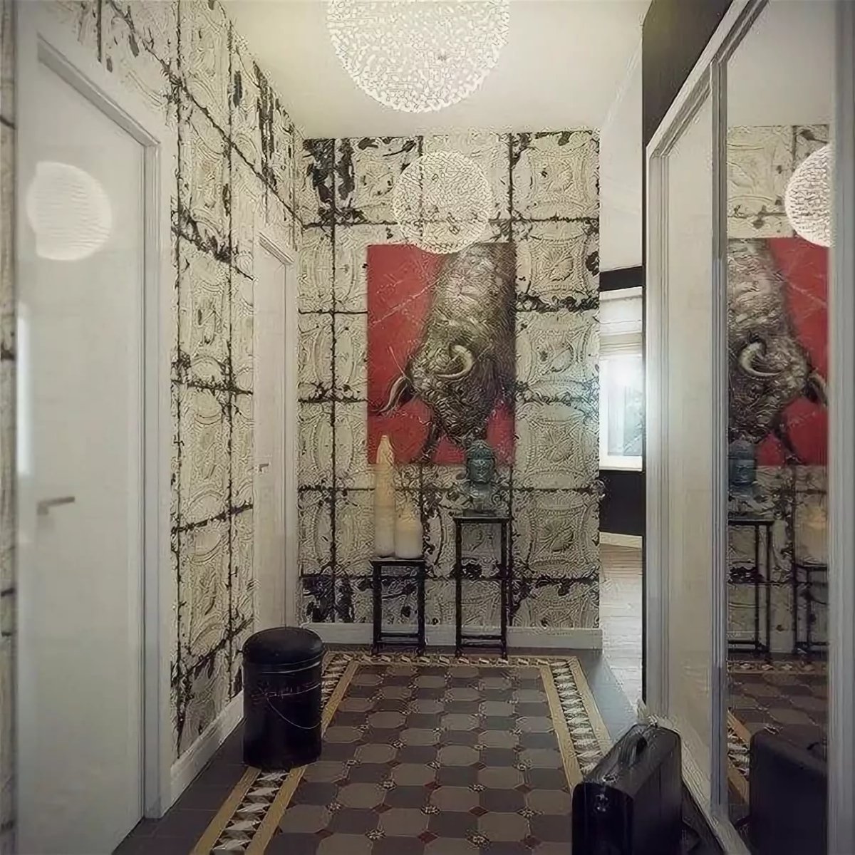 Плитка настенная в прихожую