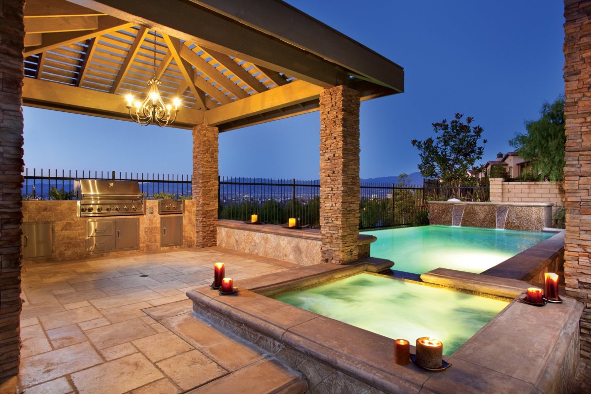 Дом у озера интерьер