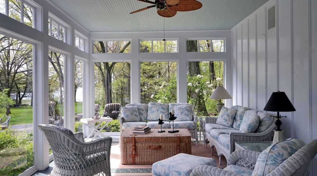 Неутепленная веранда зимний сад