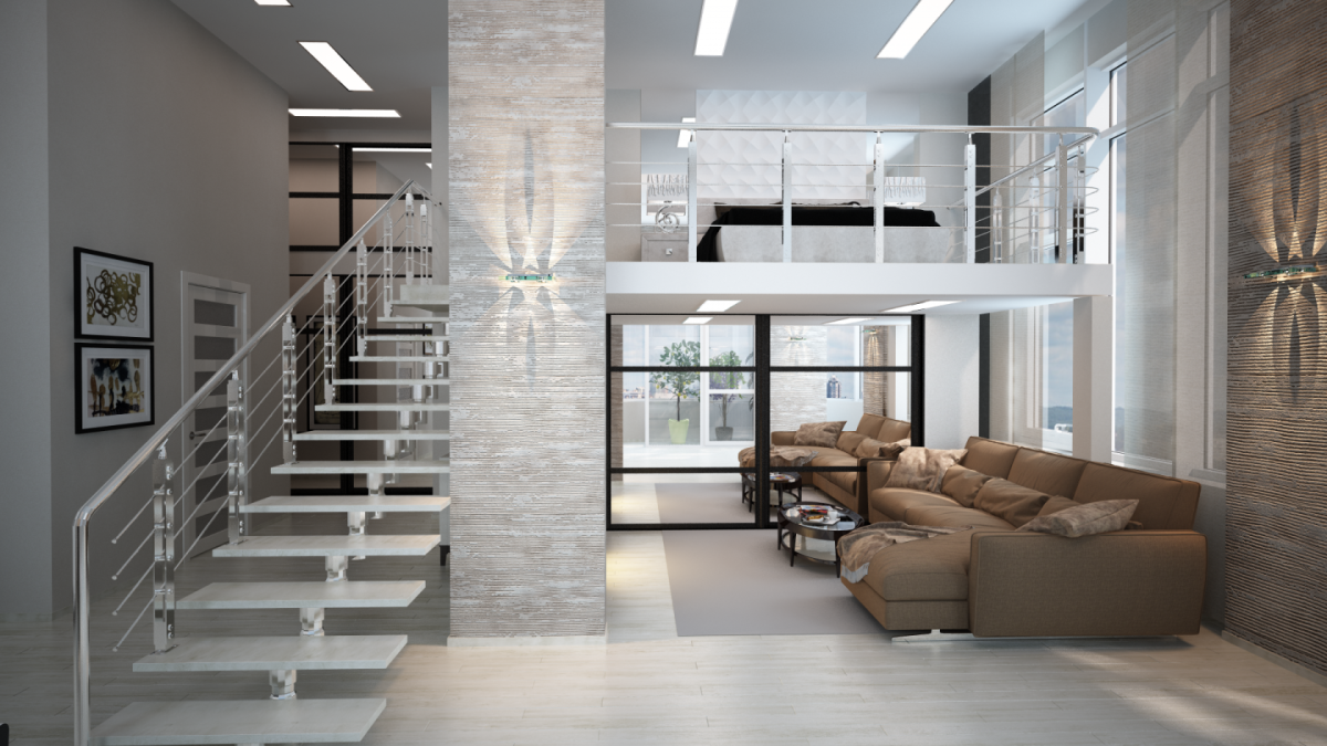 Двухъярусные квартиры в многоэтажных домах