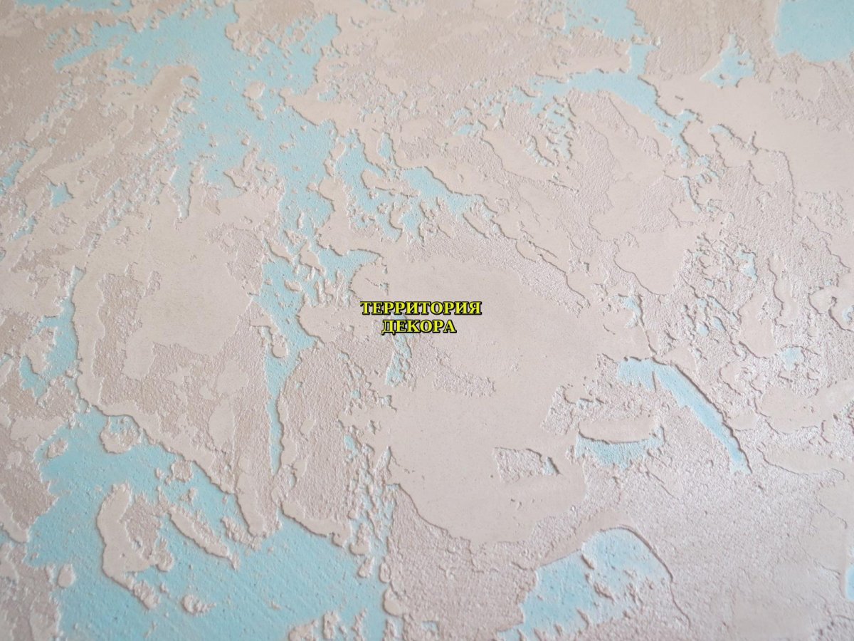 Декоративная штукатурка карта мира синяя
