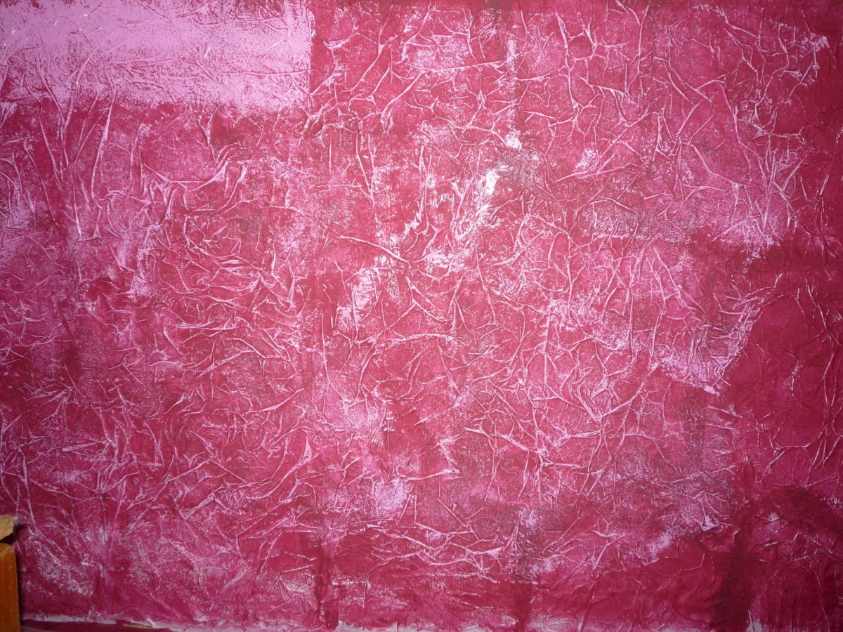 Жидкие обои шелкография