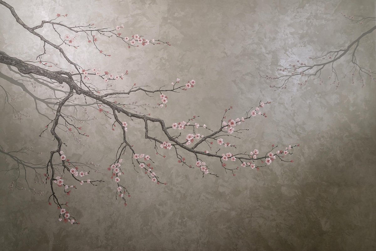 Ветки штукатурка