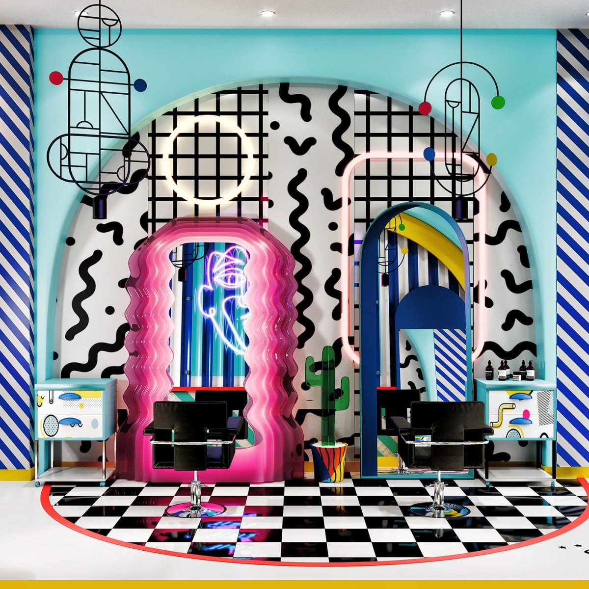 Стиль интерьера онто арт