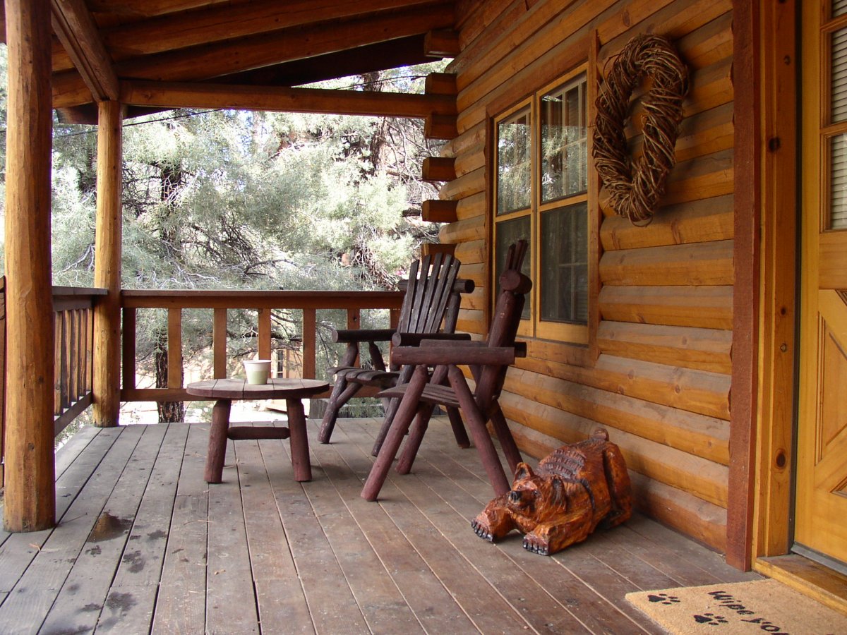 Деревянная веранда