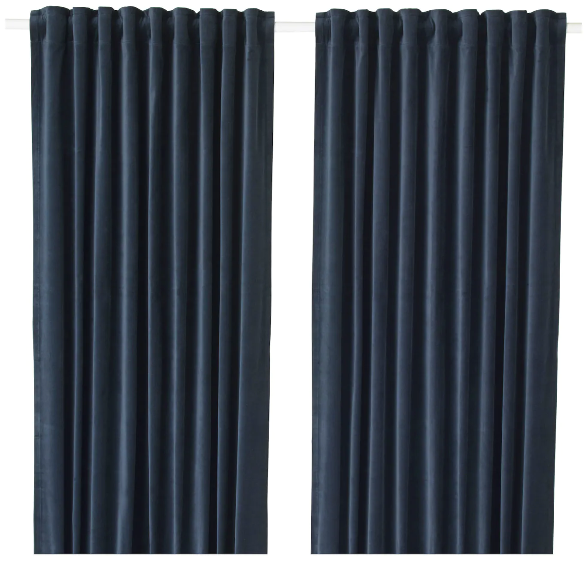 Синие шторы