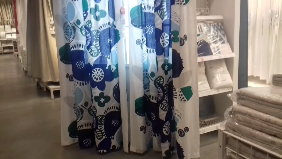 Шторы серо голубые