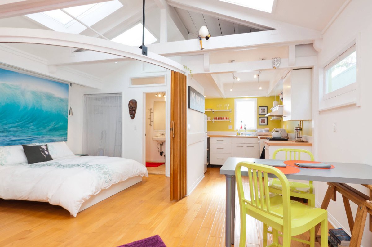 Зонирование студии 30 кв.м