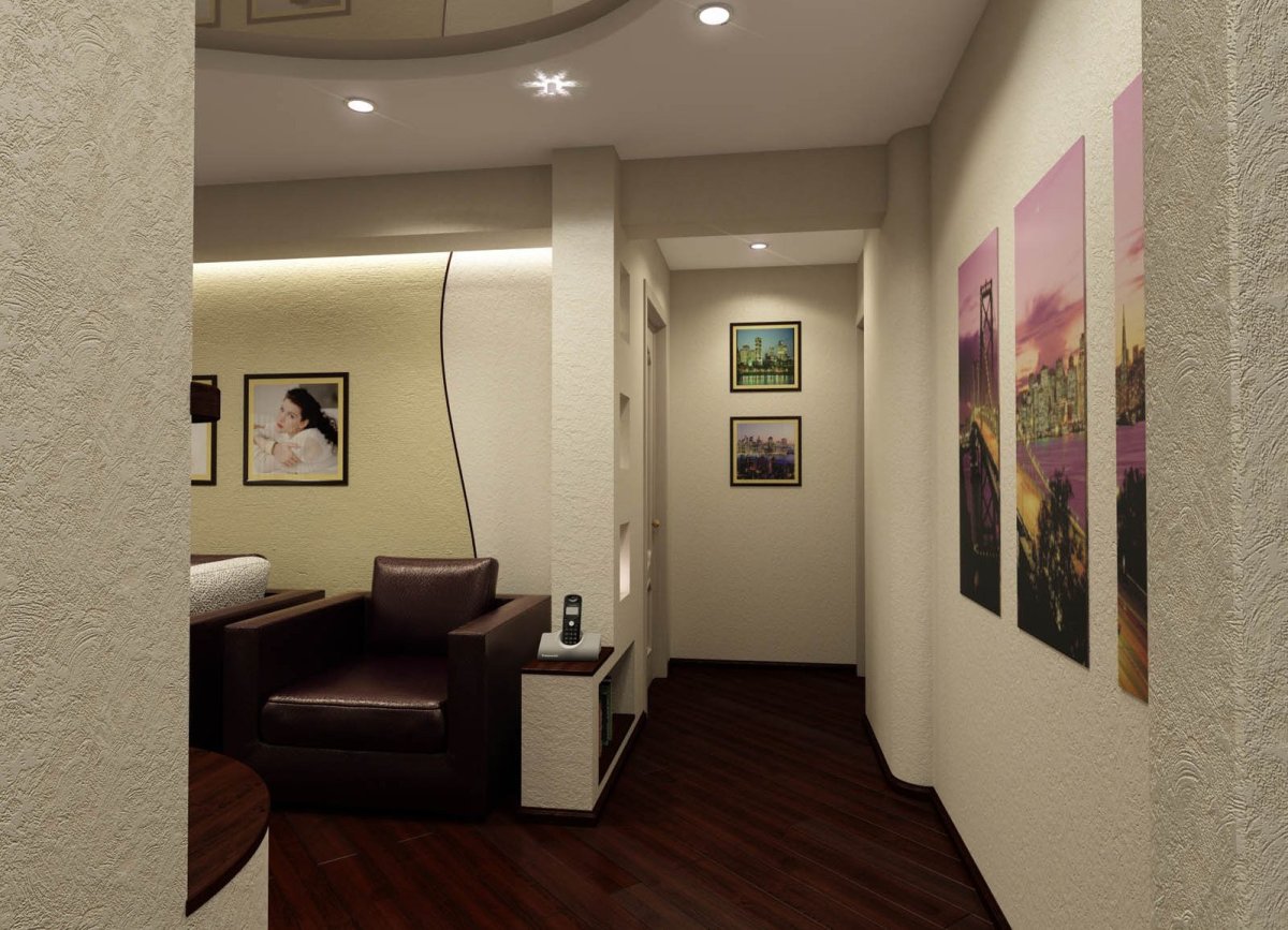 Прихожая-гостиная проходная