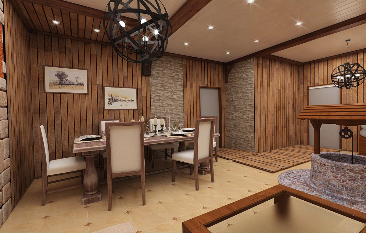 Отделка комнаты отдыха