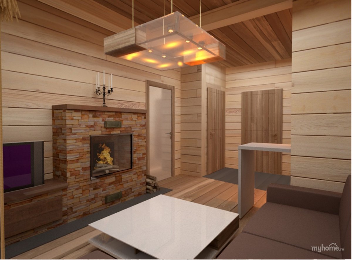 Современная баня интерьер