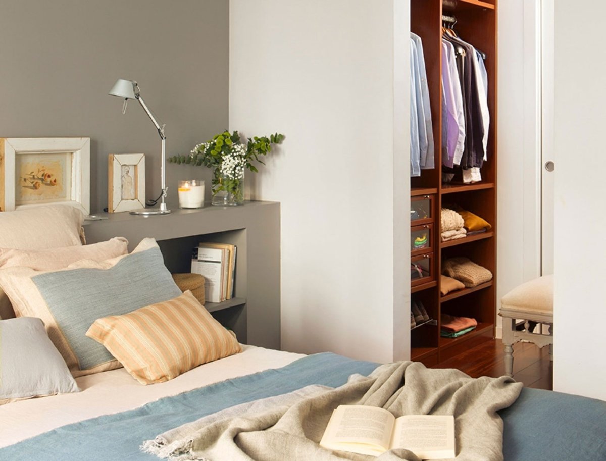 Спальня с гардеробной комнатой