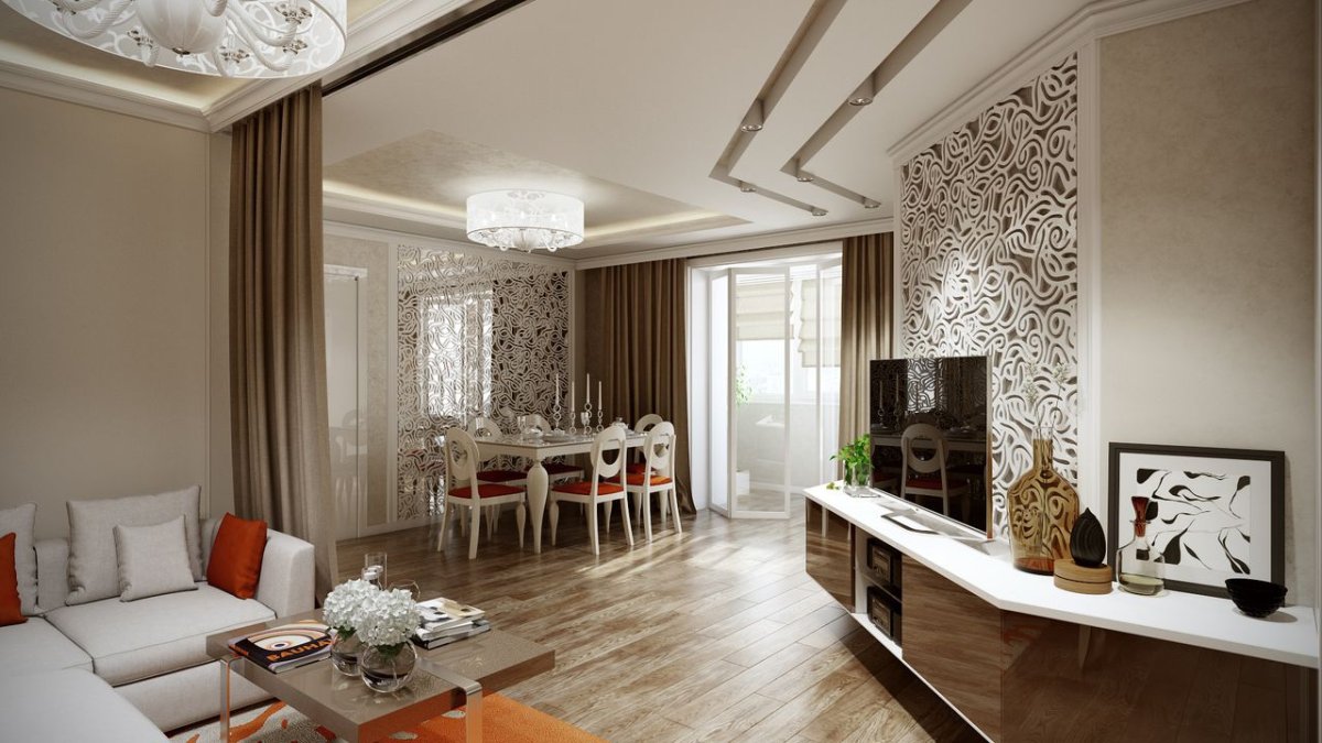 Гостнинаяв стиле Прованс