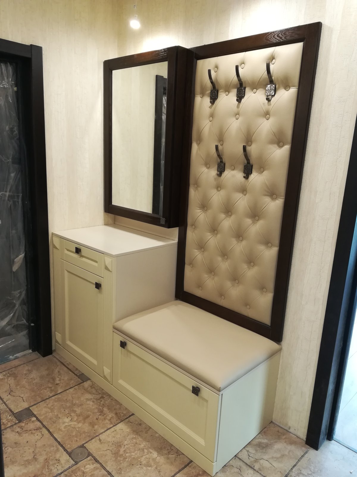 Прихожая "благо 5" б 5.11-5 карамель/беж