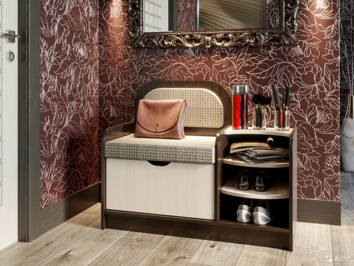 Шкаф с сидушкой в прихожую