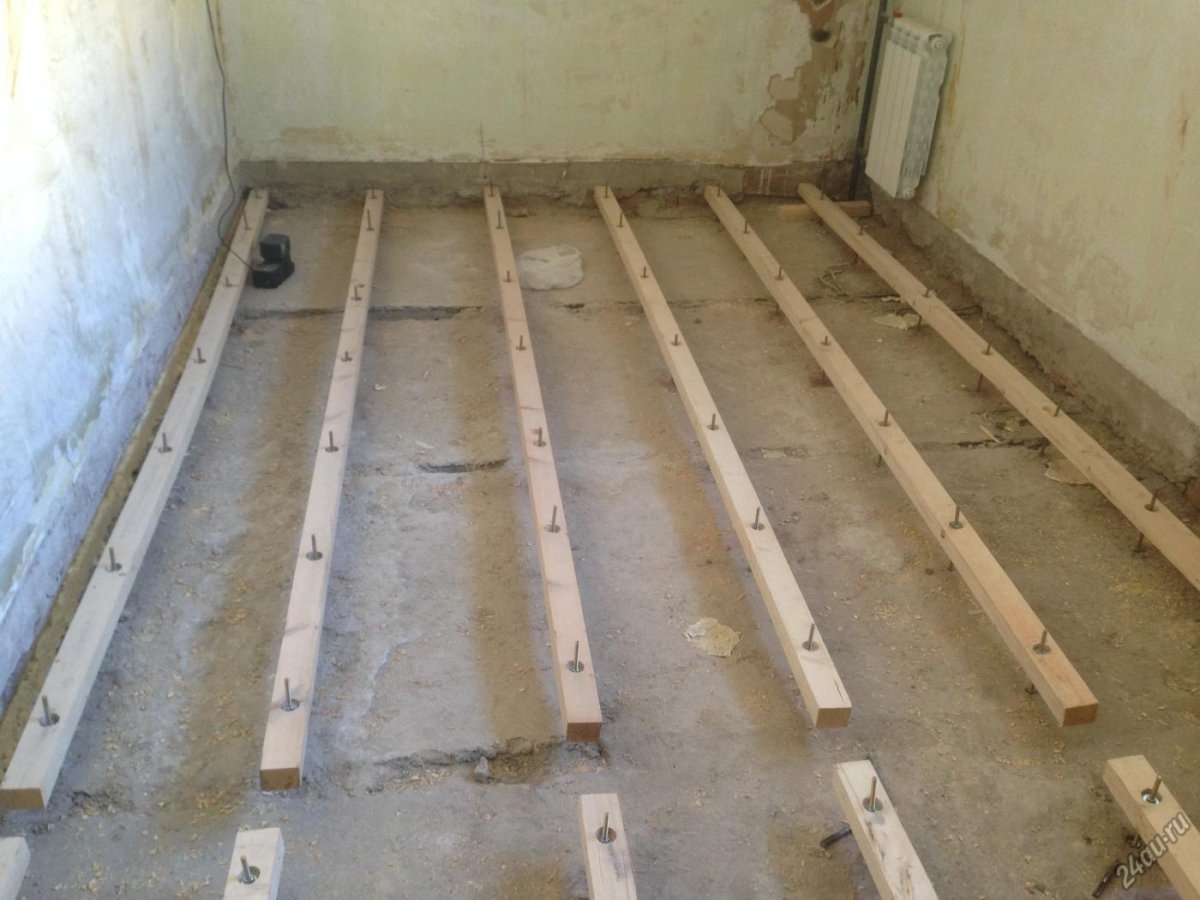 Деревянные лаги в сталинке