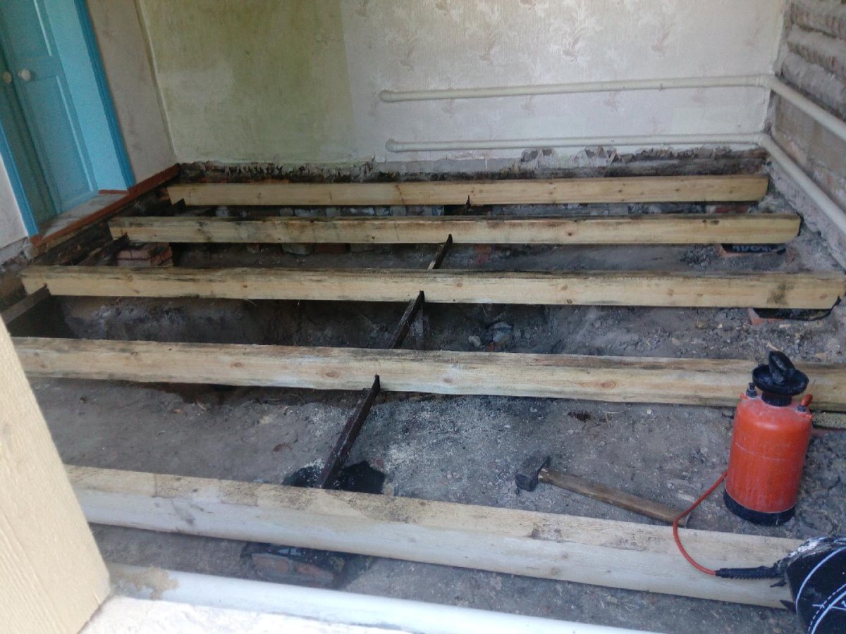 Деревянные перекрытия в сталинке