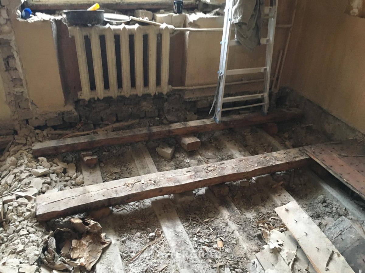 Конструкция пола по деревянным балкам перекрытия