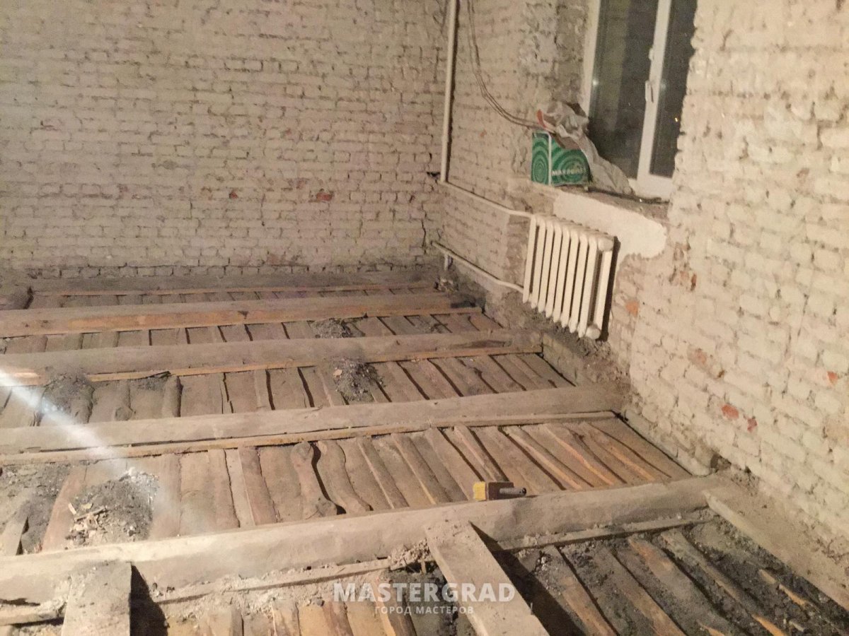 Деревянные перекрытия в сталинке