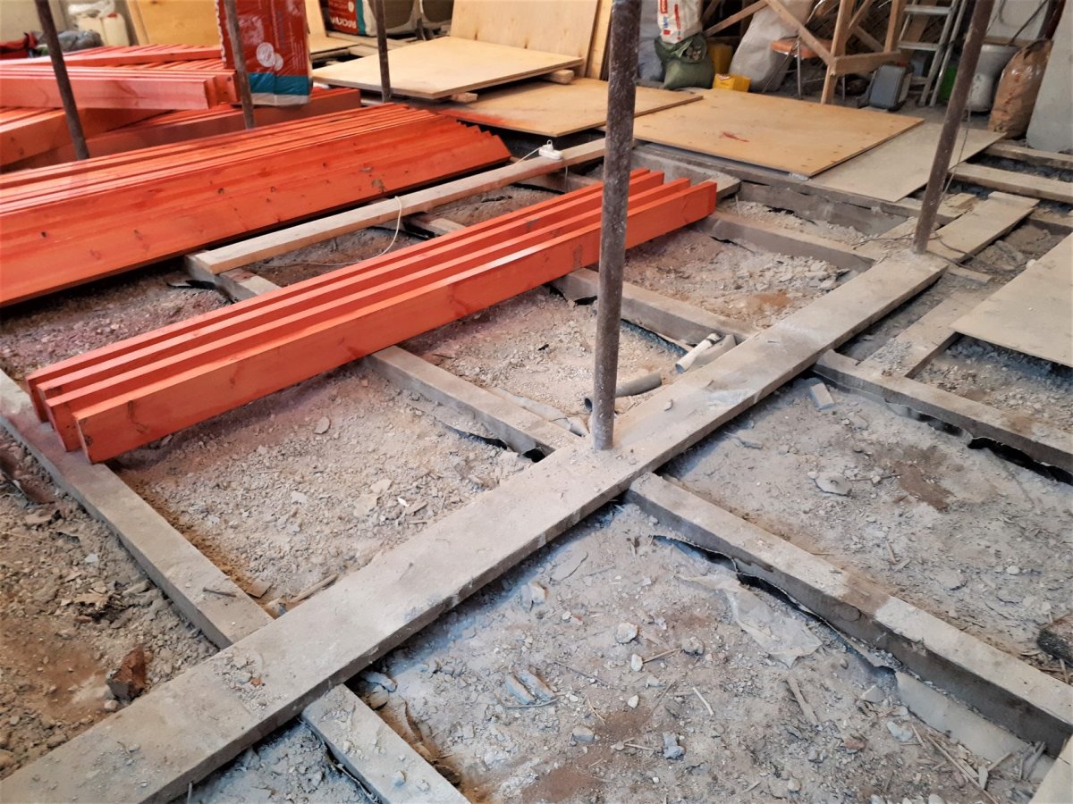 Деревянные перекрытия в сталинке