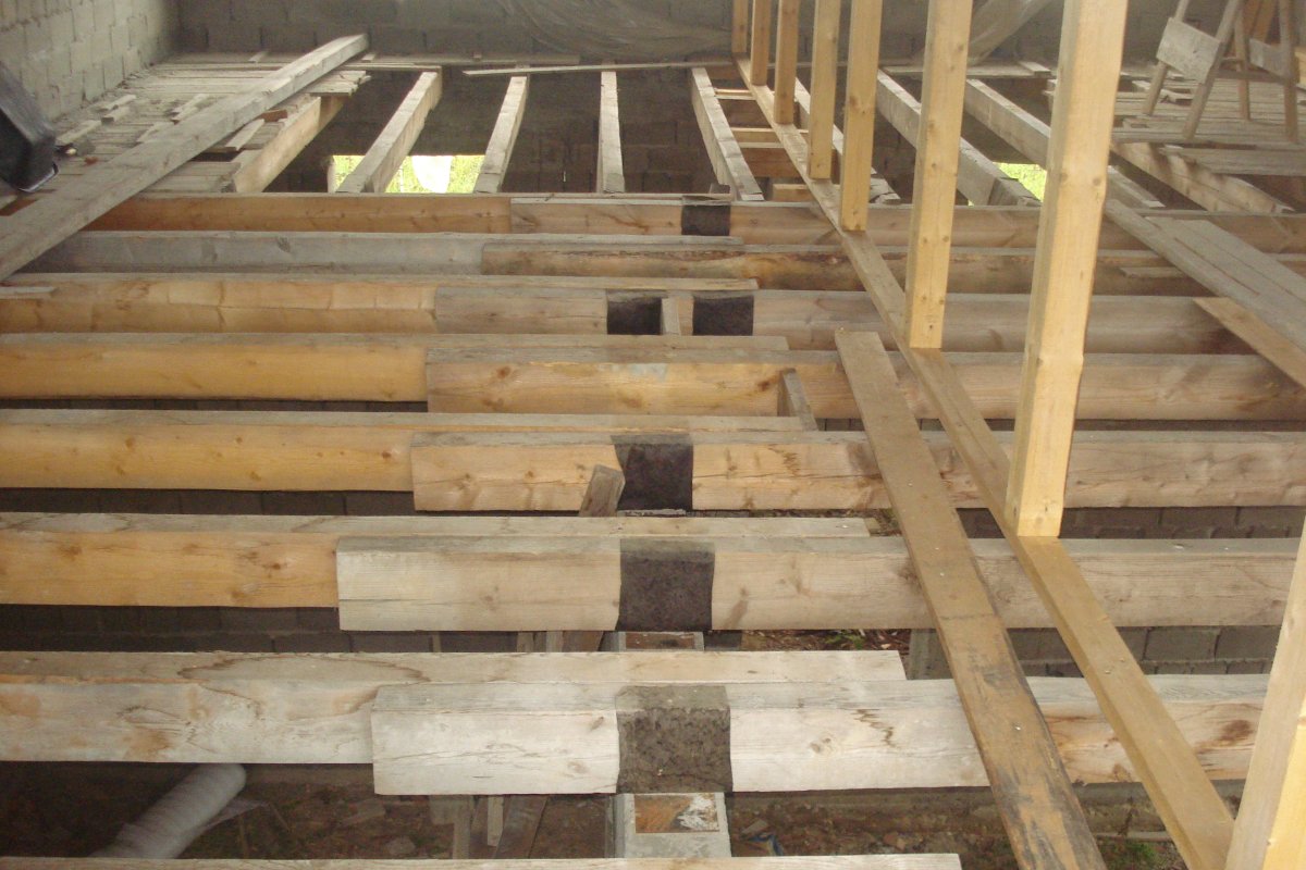 Монтаж и демонтаж перекрытия деревянные лагирозценки