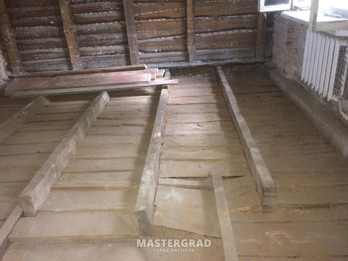 Провалился пол на даче