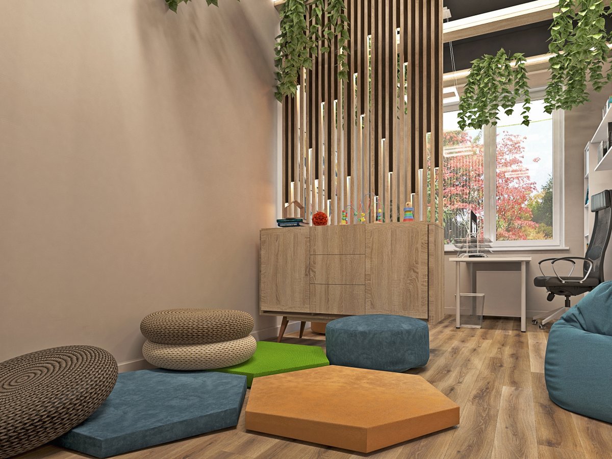 Интерьер кабинета психолога в школе