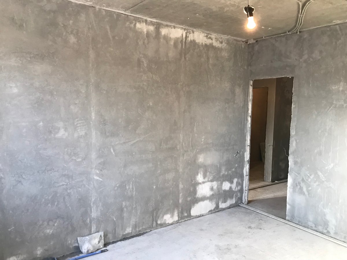 Черновая штукатурка стен