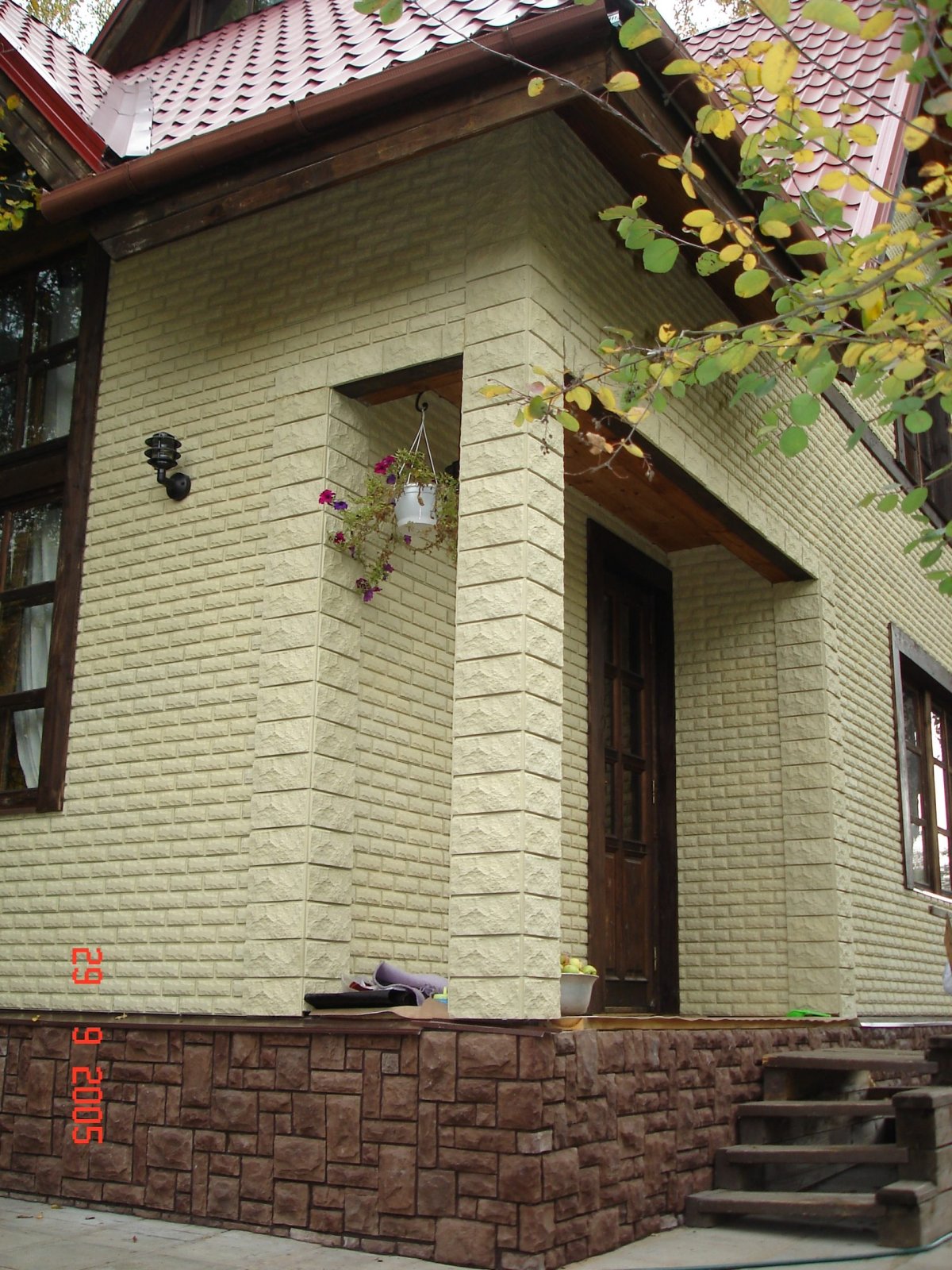 Хайтек фасад травертин