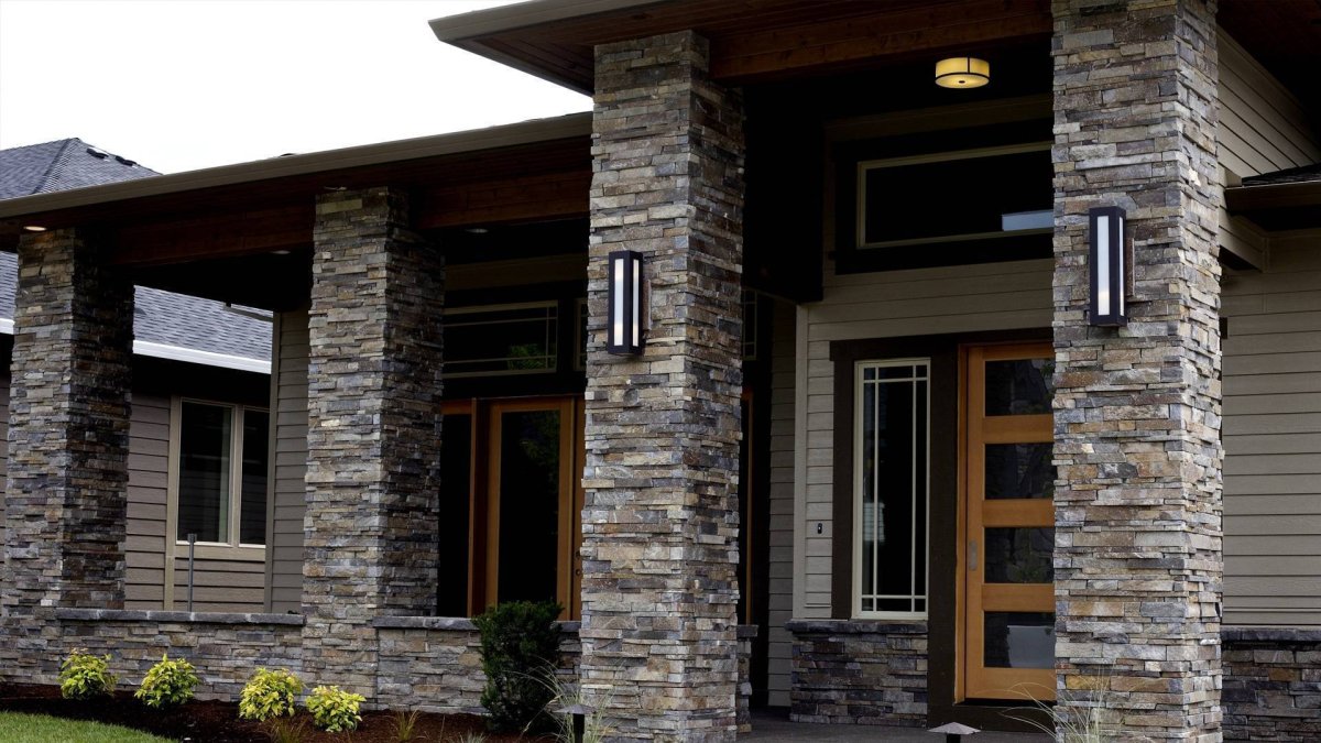 Отделка домов панелями под кирпич