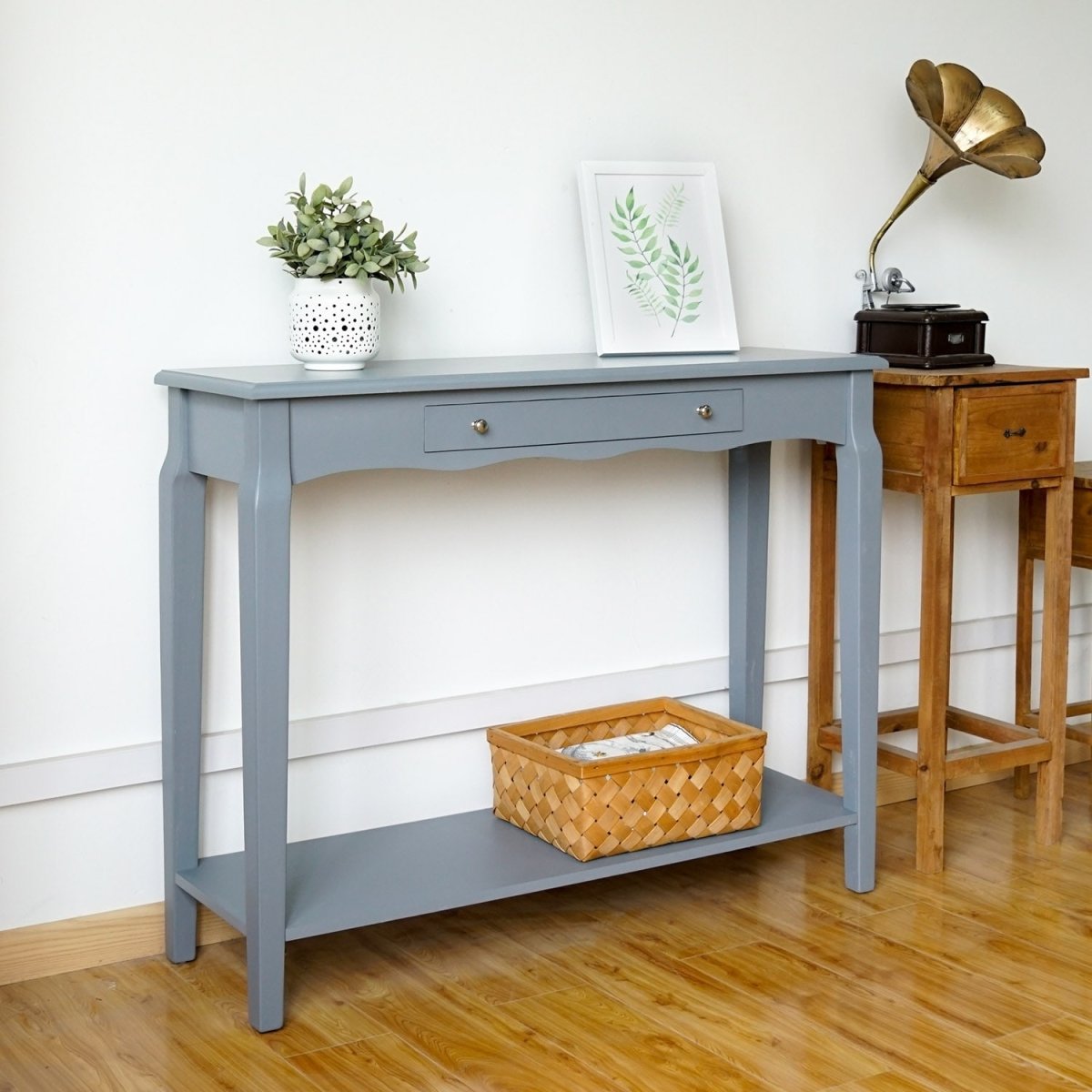 Консоль Console Oak белая