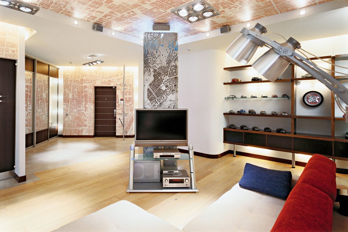 Интерьер в стиле хэйтэк