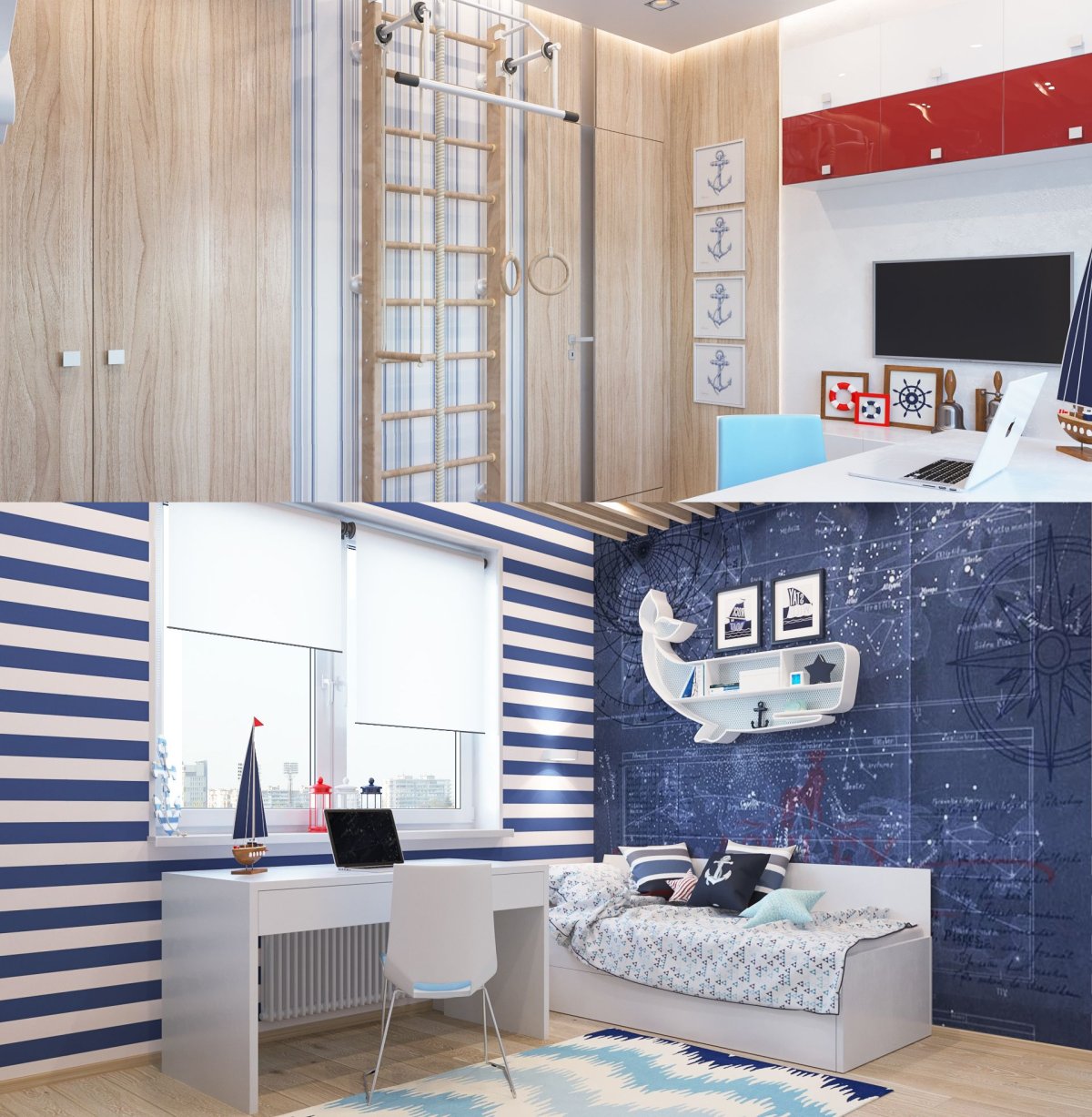 Обои для спальни мальчишек