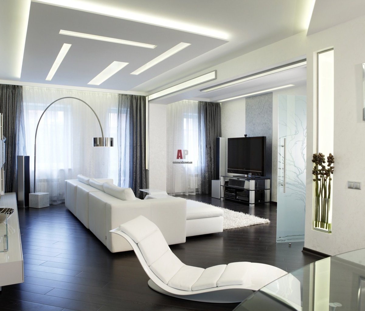 Красивая дорогая квартира хайтек в новостройке 100кв