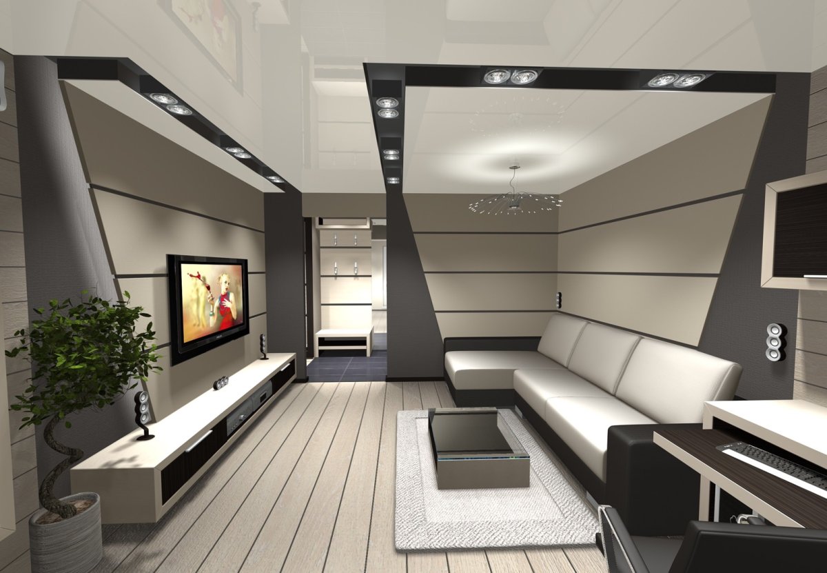 Иллюстрация на потолок Хай тек